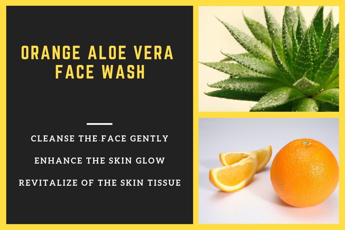 Orange Aloe Vera Face Wash