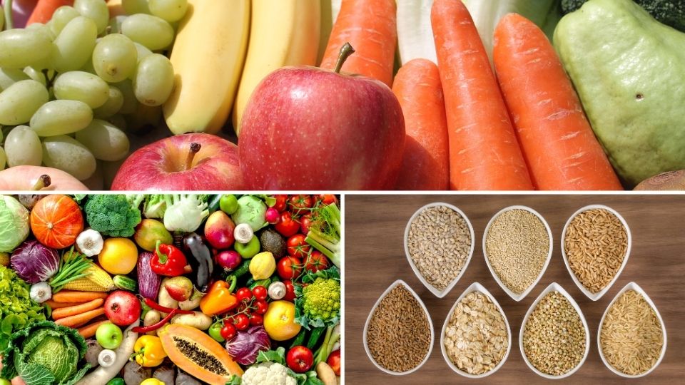 Fruits Vegetables and Whole Grains for Stabilizing Phase Diet
